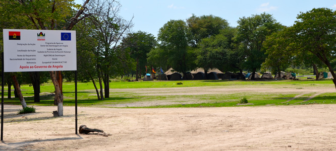 MgM’s Manual Demining Team Base in Jamba