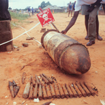 The danger of landmines